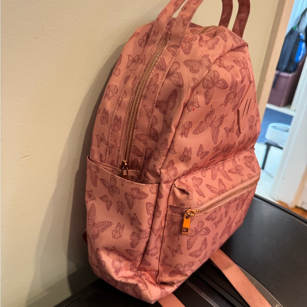 Pink Butterfly Backpack - Picture 6 of 7